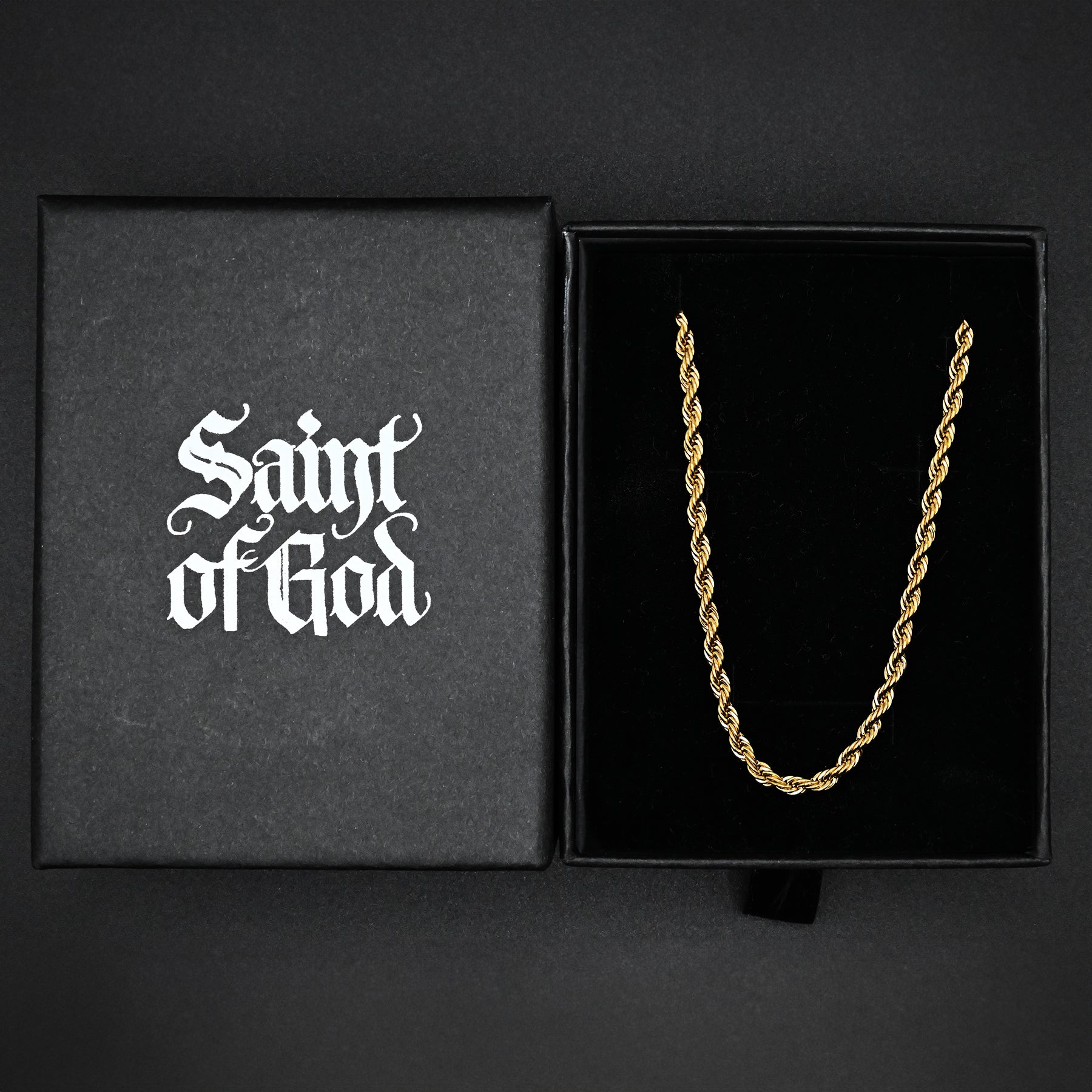 Gold Rope Chain - 3mm – Saint of God
